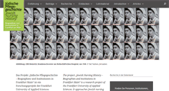 Desktop Screenshot of juedische-pflegegeschichte.de